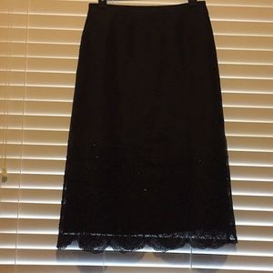 Ann Taylor black skirt